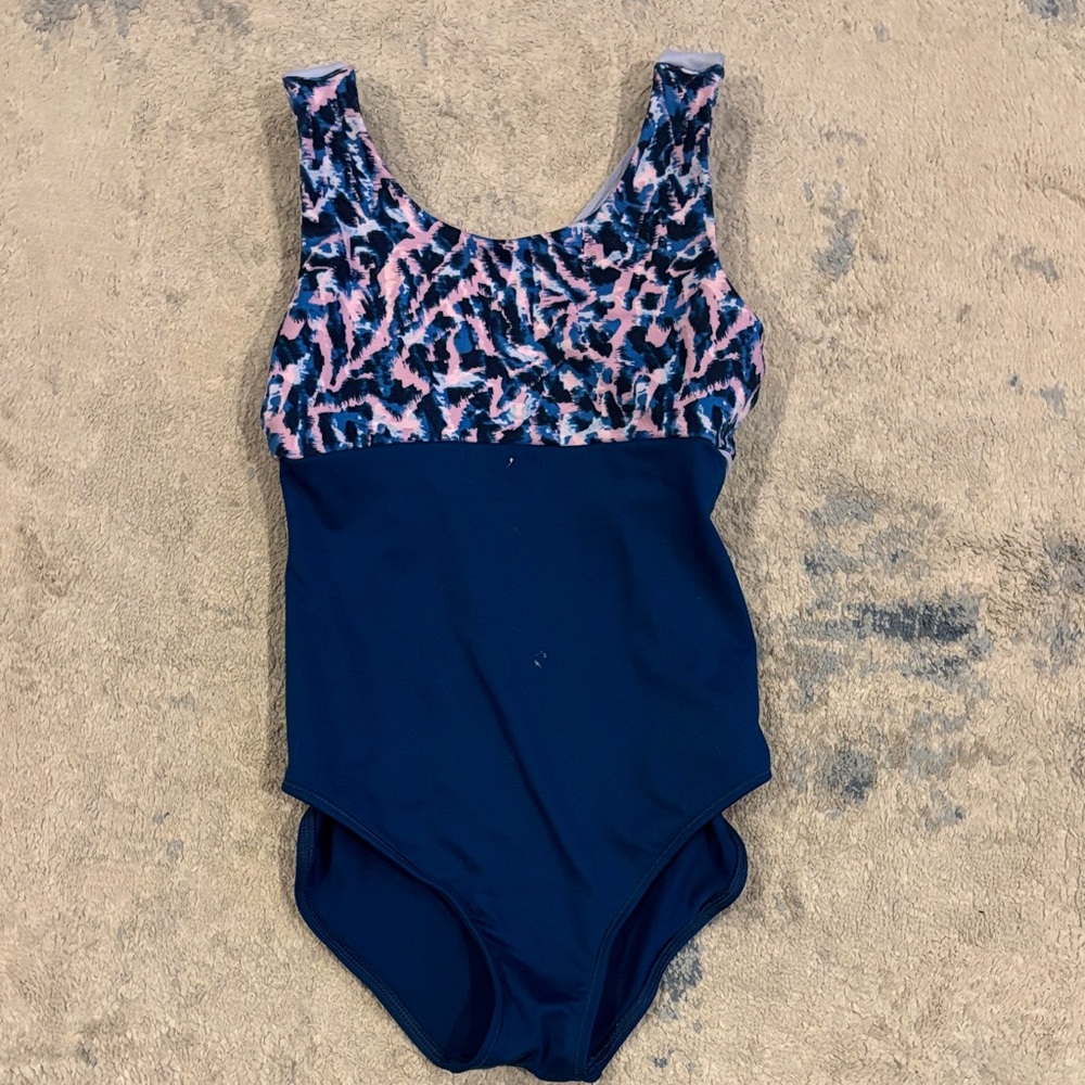 Kids Gymnastics leotard - Pink and Blue